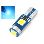 Led bulb 3 smd 3030 socket T5, crystal blue color, for dashboard and center console